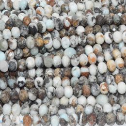 Gemystones en vrac Natural Quality Quality Hémimorphite Facet Rondelle Perles 5 mm