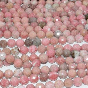 Pierres précieuses en vrac, perles rondes à facettes en Thulite de qualité Simple et naturelle, 8.3mm