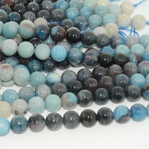 Pierres précieuses en vrac, perles rondes en trolleite naturelle, couleur sélectionnée de 10mm