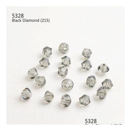 Pedras preciosas soltas Roviski Element 1440 Pçs / lote M Cores Rhombus Diamante Cristal Bead Através do Buraco Gemstone Para Jóias E Clo Dhgarden Dhmme