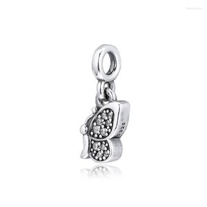 Pierres précieuses en vrac Argent 925 Papillon Dangle Charms Petit Trou Perles Convient CKK Me Bracelet Pour Femmes DIY Bijoux Kralen Berloques Abalorios