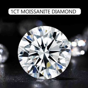 Pierres précieuses en vrac pierre 0.3ct à 6ct D couleur VVS1 ronde certifiée GRA Moissanite forme de diamant excellentes gemmes pour les bagues