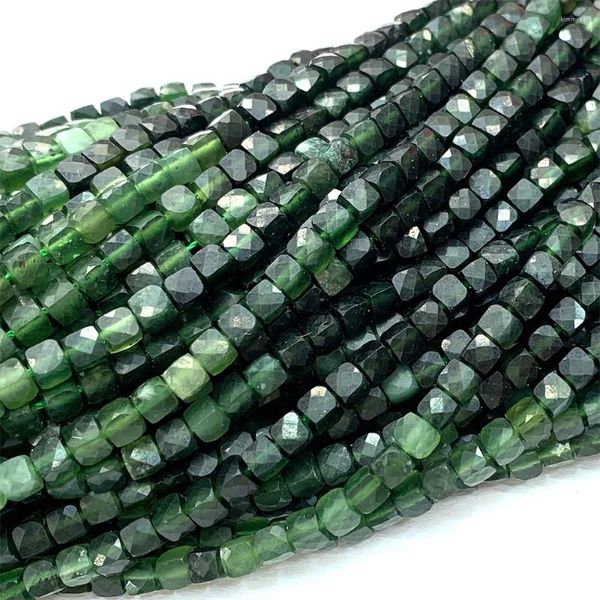 Piedras preciosas sueltas Veemake Canadá Jade Collar natural Pulseras Pendientes Anillo DIY Facetado Cubo irregular Pequeñas cuentas para la fabricación de joyas