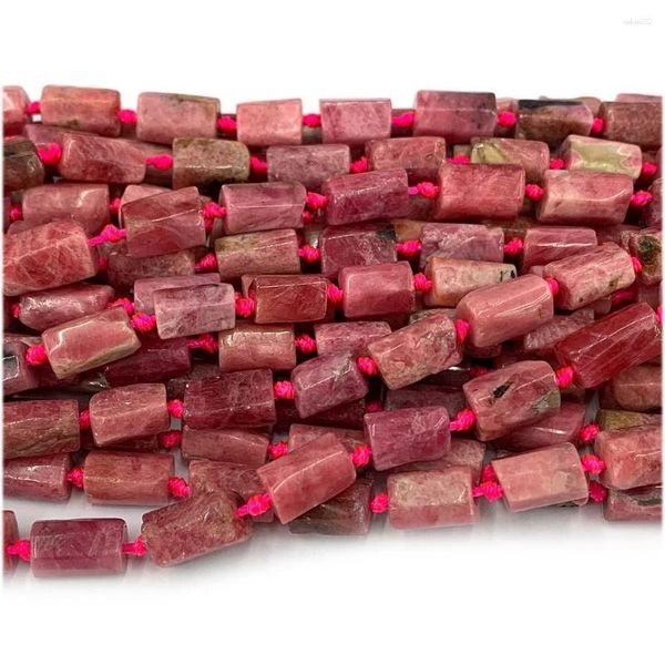 Veemake – pierres précieuses en vrac, pépite de rhodochrosite naturelle rouge brésilienne, forme libre, perles lisses 08044