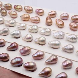 Losse edelstenen groothandel 11-12 mm grote size real Natural Freshwater Pearls barokke vorm geen gat 10pairs/lot
