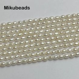 Pierres précieuses en vrac, perles naturelles 2.6 2.8-4mm, perles lisses et irrégulières pour la fabrication de bijoux, Bracelets et colliers, vente en gros
