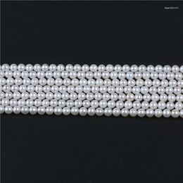 Pierres précieuses en vrac, prix de gros, cordes de perles rondes naturelles d'eau douce de 8 à 9mm