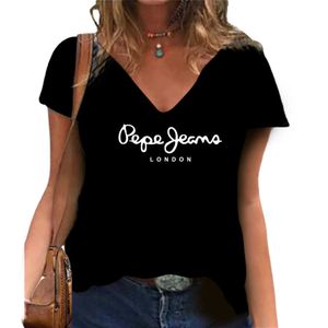 Marque de T-shirt pour femmes d'impression décontractée de mode de rue lâche