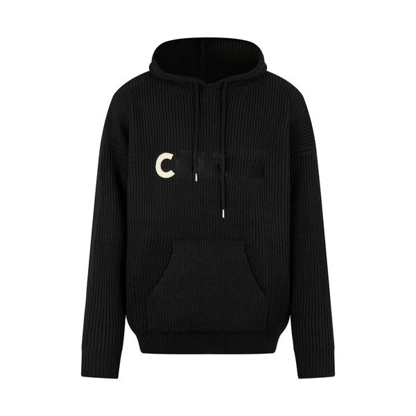 Lâche Mens Designer Sweatshirts Designer Sweat à capuche chaud polaire berbère hiver manches longues coton manteau à capuche hommes vêtements noir 10