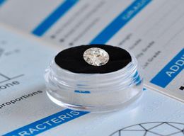 Moissanite lâche 10ct 65 mm gh couleur ronde rond brillant VVS1 Bracelet anneau bijoux de bricolage