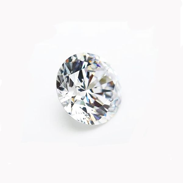 Piedras moissanita sueltas de 3mm a 12mm D Color VVS1 más vendidos forma redonda excelente corte probador de diamantes caliente para joyas