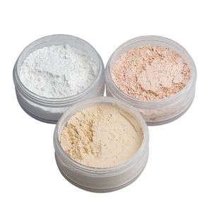 Loose Powder with Puff Concealer Powder Mineral Makeup Banana Loose Powder Long Lasting Matte Setting