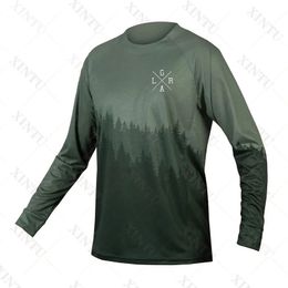 Jersey de manga larga para hombre Loose Rider, camiseta de ciclismo Mtb, Camiseta de descenso BMX, ropa transpirable para Motocross Mx Enduro 240108