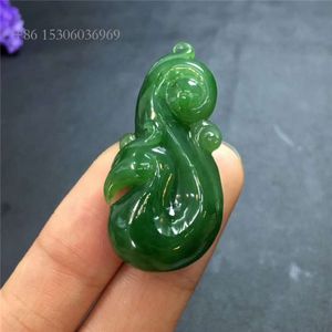 Losse stenen sieraden natuurlijke hetiaanse Jasper hanger voor vrouwen Phoenix vorm jade