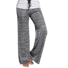 Losse yogabroek met wijde pijpen, vrouwelijke broek, lage taille, ademende joggingbroek, wijde broek, actieve kleding, atletische damesbroek6097779278