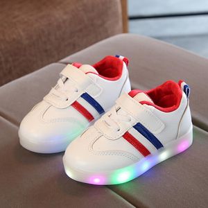 Loozykit peuter jongen sneakers kinderen baby jongens geleid licht lichtgevende lopende sport sneaker schoenen chaussure lumineuse pour garcon lj200907