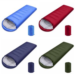 Lope Camping Saco de dormir Portátil Impermeable Espesado Invierno Saco de dormir Manta Ultraligero Tienda al aire libre Viaje Cama para dormir 220620