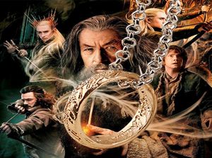 Lord of the Rings Ring Ring Necklace Televisie Persoonlijkheid Hanger Nieuwe Europese en Amerikaanse populaire sieradenlegering Nieuwe PS09317497271