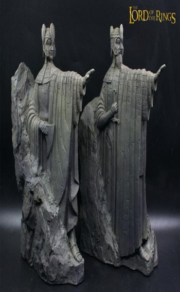 Lord of the Rings Toy the Argonath Craft Action Figure La porte Hobbit Figures Gate of Kings Statue Toys Modèle Librands GIDS3455649