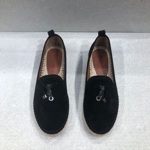 Designers de luxe Starboard Espadrilles chaussures Logo en relief mocassins plats en cuir grainé chaussures faites à la main pour femmes décontractées luxe salon chaussures d'usine