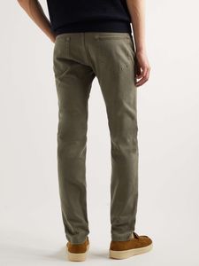 Loro * Piana-broek Jeans voor heren, lang, ontspannen ontwerpen, nieuwe blauwe slim-fit jeans, Europese Amerikaanse effen broek