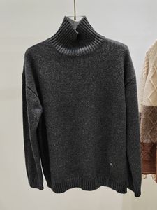 Loro Piano High Damessweaters Winterhals Kasjmier Pullover-sweaters met lange mouwen