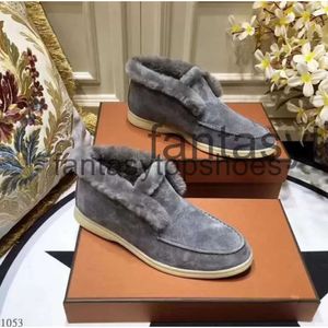 Loro piano lp lederen kleding schoenen vacht in topkwaliteit heren suède dames winter rijden casual schoen luxe ontwerp open walk flats mocassin 35-46