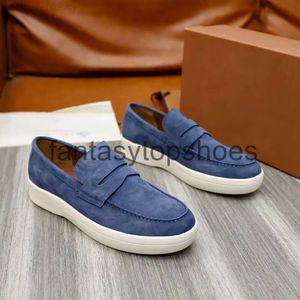 Loro Piano LP Heren Gentleman Leuke schoenen Perfecte sneakers schoenen Charms Walk Loafers Lage top zacht koe leer luxe oxfords platte slip op rubberen zool mocassins 3