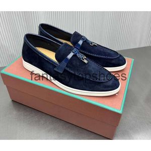 Loro Piano LP Shoe Top Version 2023 Slip-on Slip-On Flat Muller Chaussures Slip on Miners Chaussures