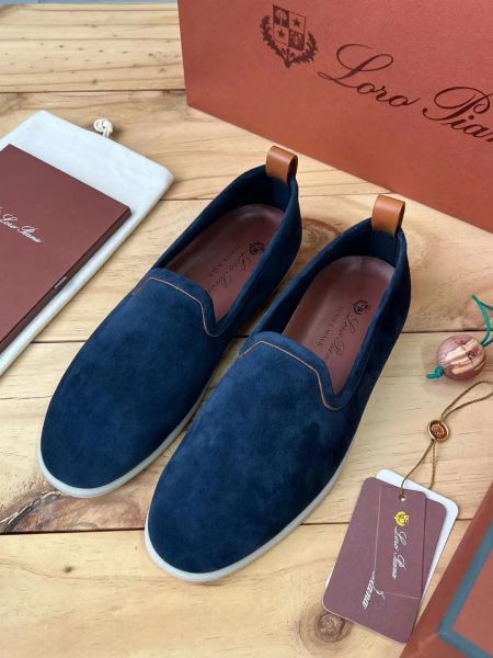 Loro Piano Mens LP baskets en cuir Mocassin Soft Walk Shoes Luxury Designer Loafer Shoes Taille 39-45