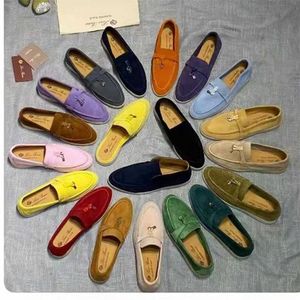 Loropiana Desiner Shoes Online Lp Lefu Shoes Chaussures d'automne pour femmes Chaussures paresseuses Style britannique Chaussures à pois en peau de mouton Chaussures simples pour femmes Confort FlatsRHY7