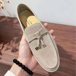 Loropiano Men Dress Shoes LP Mujeres Diseñador de verano Mulas de verano Mulas de ganado Veet Tassels Business Leede Mocasins Calzado casual de alta calidad 025 766