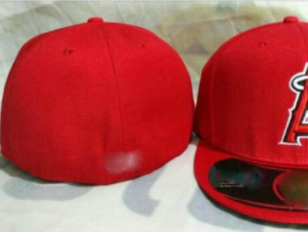 Equipo de béisbol de Los Ángeles Gorras cerradas completas Verano SOX LA NY Carta Gorras Huesos Hombres Mujeres Casual Deporte al aire libre Sombreros ajustados planos Chapeau Cap Casquett