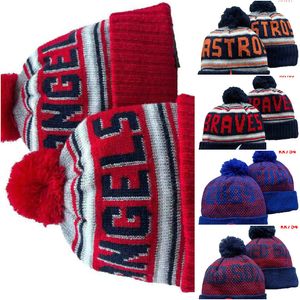 Los Angeles Beanie A Noord -Amerikaanse honkbalteam Side Patch Winter Wool Sport Gebreide hoed Skull Caps A1