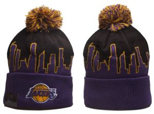 Los Angeles Beanies Lakers Beanie North American Basketball Team Side Patch Winter Wool Sport Gebreide hoed Skull Caps A9