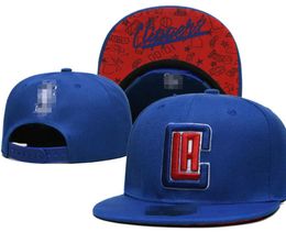 Los Angeles''clippers''ball Caps 2023-24 Unisexe Mode Coton Baseball Snapback Hommes Femmes Chapeau de Soleil Broderie Printemps Été Casquette En Gros A1