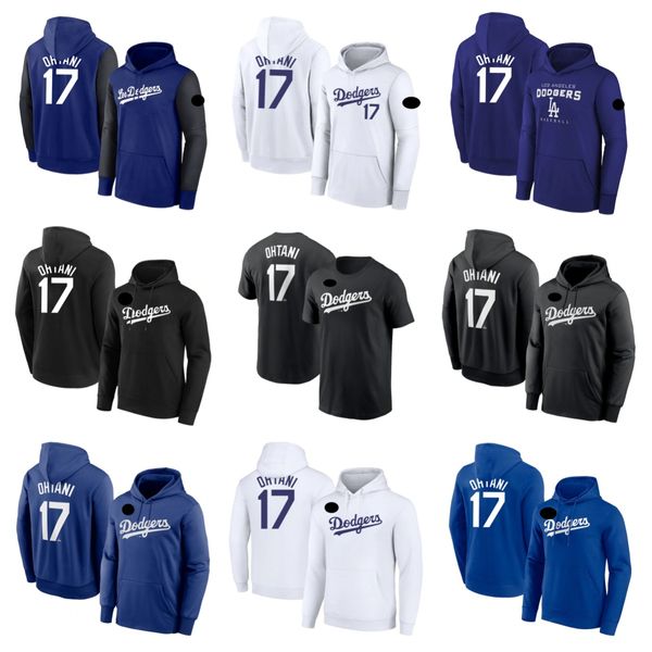 Los Angeles''Dodgers'''Baseball Hoodie Men Hoody Sweat à capuche Sweat de haute qualité manche longue 17 ohtani t-shirt à capuche blanc noir bleu