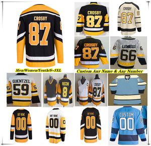 Sidney Crosby Hockey Jersey Jake Guentzel Kris Letang Bryan Rust Jeff Carter Evgeni Malkin Erik Karlsson Reilly Smith Mario Lemieux Marcus Pettersson Penguin Eller