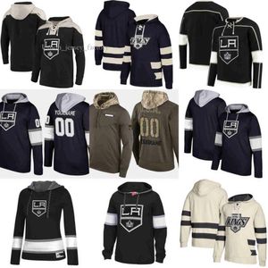 Los Angeles Kings Hoodie Drew Doughty Anze Kopitar Jonathan Quick Wayne Gretzky Jeff Carter Ilya Kovalchuk Hockey Jersey Sweatshirt Ed 8571