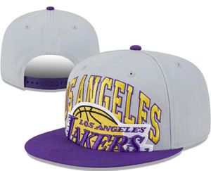 Los Angeles''Lakers''Ball Caps 2023-24 unisexe luxe mode coton Champions casquette de baseball chapeau snapback hommes femmes chapeau de soleil broderie printemps casquette d'été en gros a