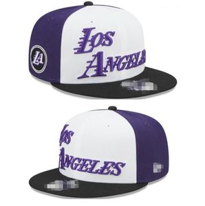 Los Angeles''Lakers''Ball Caps 2023-24 unisexe mode coton casquette de baseball chapeau snapback hommes femmes chapeau de soleil broderie printemps casquette d'été en gros A4