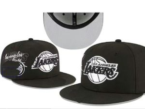 Los Angeles''Lakers''Ball Caps 2023-24 unisex mode katoenen baseball cap snapback hoed mannen vrouwen zonnehoed borduurwerk lente zomer cap groothandel A8