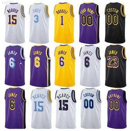 Los Angeles''Lakers''Personalizado Hombres Mujeres Jóvenes Lonnie Walker IV 4 Malik Beasley 5 Rui Hachimura 28 Jarred Vanderbilt 2 Dennis Schroder 17 Jersey de baloncesto