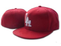 Los Angeles herenteam honkbal vol gesloten cap vrouwen marineblauw rood kc la letter gorras bones mannen vrouwen casual outdoor sport platte hoeden h23