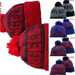 Los Angels Beanie Een Noord -Amerikaanse honkbalteam Side Patch Winter Wool Sport Gebreide hoed Skull Caps