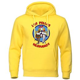 Heren Hoodies Sweatshirts Los Pollos Hermanos Brief Print Mannelijke Mens 2021 Herfst Winter Hoge Kwaliteit Hoodie Kip Brothers Pullovers