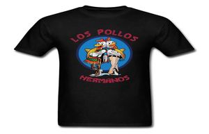 LOS POLLOS HERMANOS Tshirt Men Fashion Breaking Bad T Shish Chicken Brothers Tops Hipster Tops Algody Clothing Funny 2106231181419