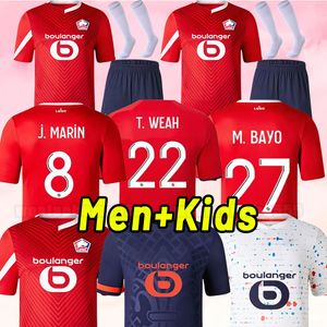 LOSC Lille 2023 2024 Maillots de football CABELLA J DAVID FONTE BAMBA YAZICI Maillot de football 23 24 Lille Olympique M.BAYO maillot Adulte ZHEGROVA Équipement fouth