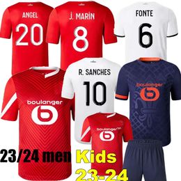 LOSC Lille 2023 2024 camisetas de fútbol CABELLA cuarto YAZICI UMITITI 23 24 Lille Olympique HARALDSSON ZHEGROVA camiseta de fútbol para adultos y niños
