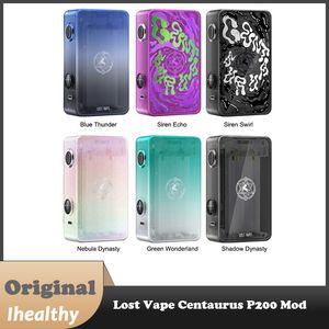 Lost Vape Centaurus P200 Box Mod 200W Dual 18650 Batterij RBA -modus Professionele stroomkneedknop